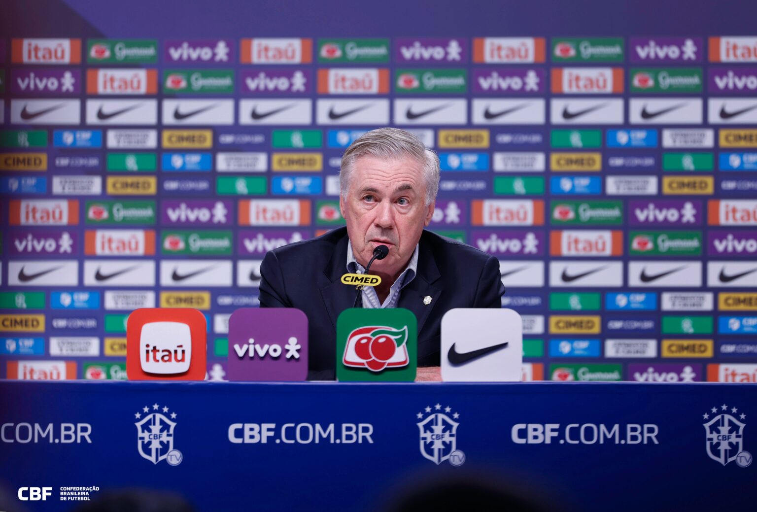 Ancelotti anuncia última lista da Seleção em 2025 nesta segunda-feira