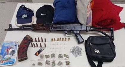 Confronto na Juerana, em Vera Cruz, termina com apreensão de fuzil e drogas