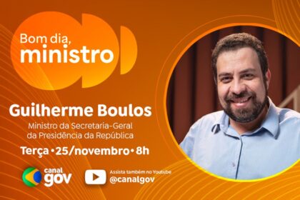 Guilherme Boulos apresenta Governo na Rua e ações para trabalhadores nesta terça (25) — Agência Gov