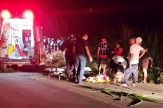 Motociclista fica gravemente ferido em colisão com carro na BR-420, entre Mutuípe e Jiquiriçá