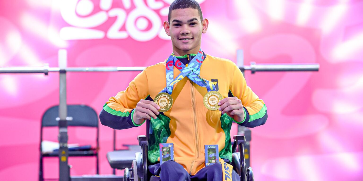 Parapan de jovens: Brasil conquista 12 medalhas em dia de recorde