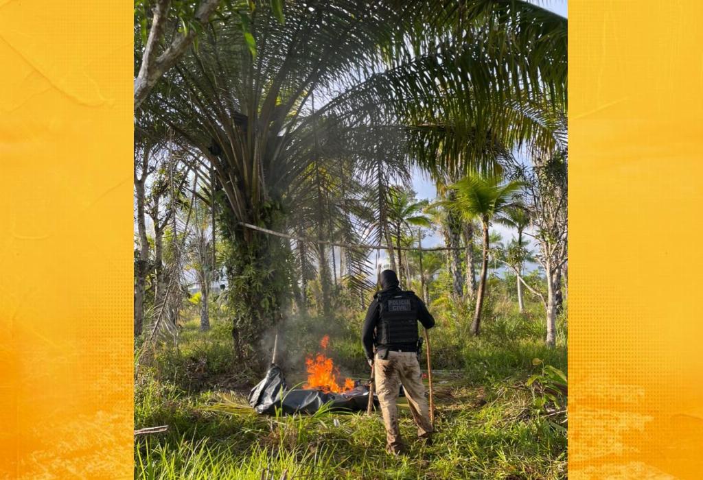 Polícia Civil desarticula acampamento de grupo criminoso em Nilo Peçanha