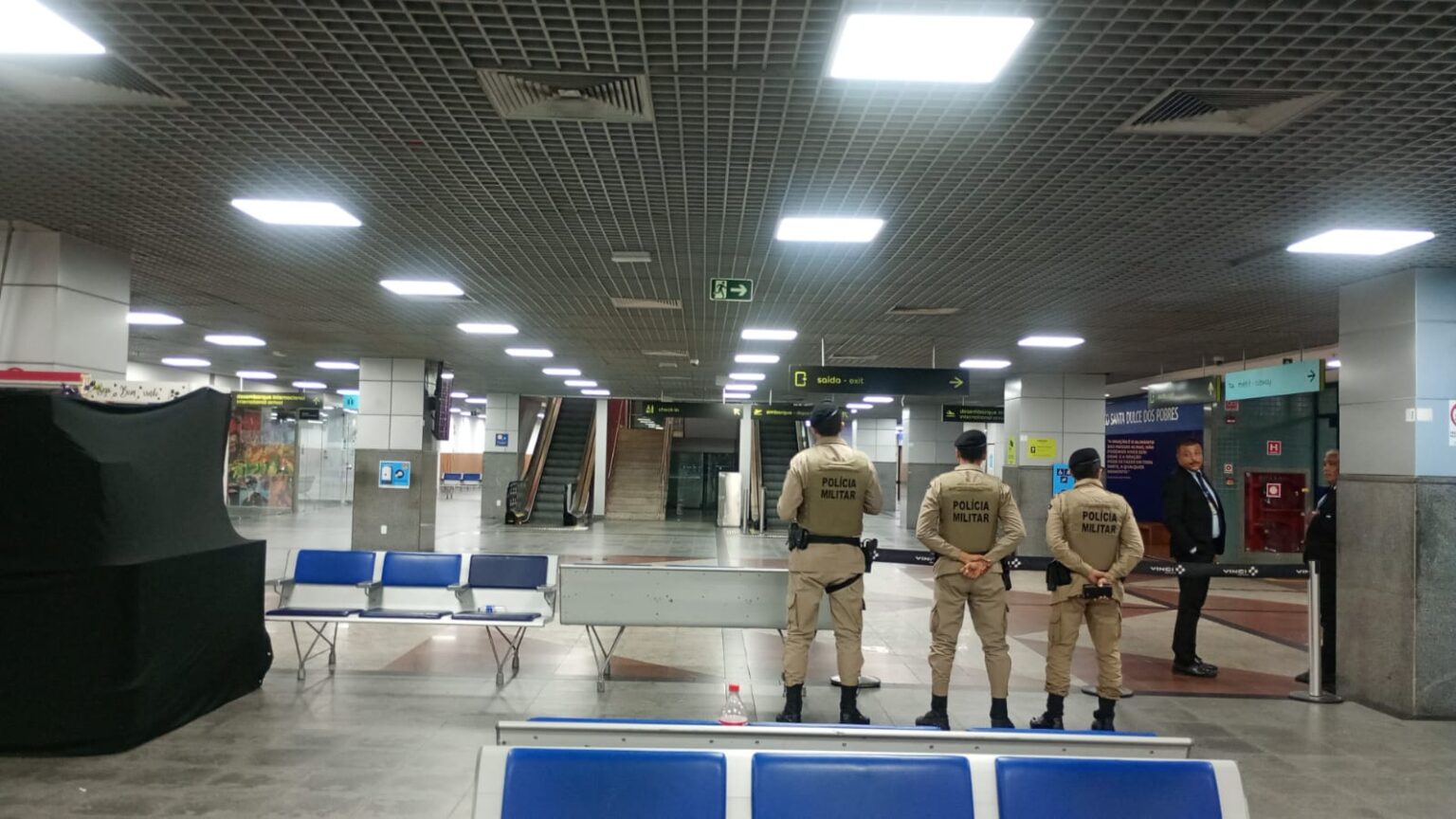 Polícia apura ocorrência objeto em formato de explosivo no Aeroporto de Salvador