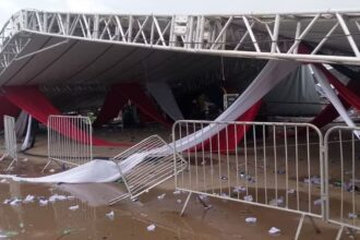 SP: Uma pessoa morre e 40 se ferem em queda de estrutura durante festa