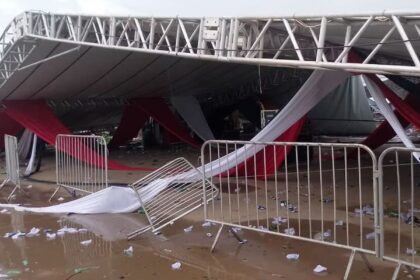 SP: Uma pessoa morre e 40 se ferem em queda de estrutura durante festa