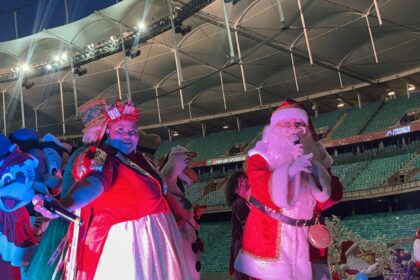 Arena Fonte Nova realiza Fonte de Natal com Papai Noel e serviços gratuitos
