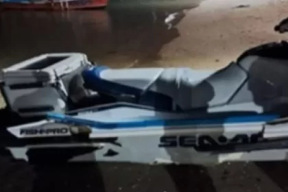 Colisão entre Jet Ski e barco deixa um morto e uma mulher ferida na Ribeira, em Salvador