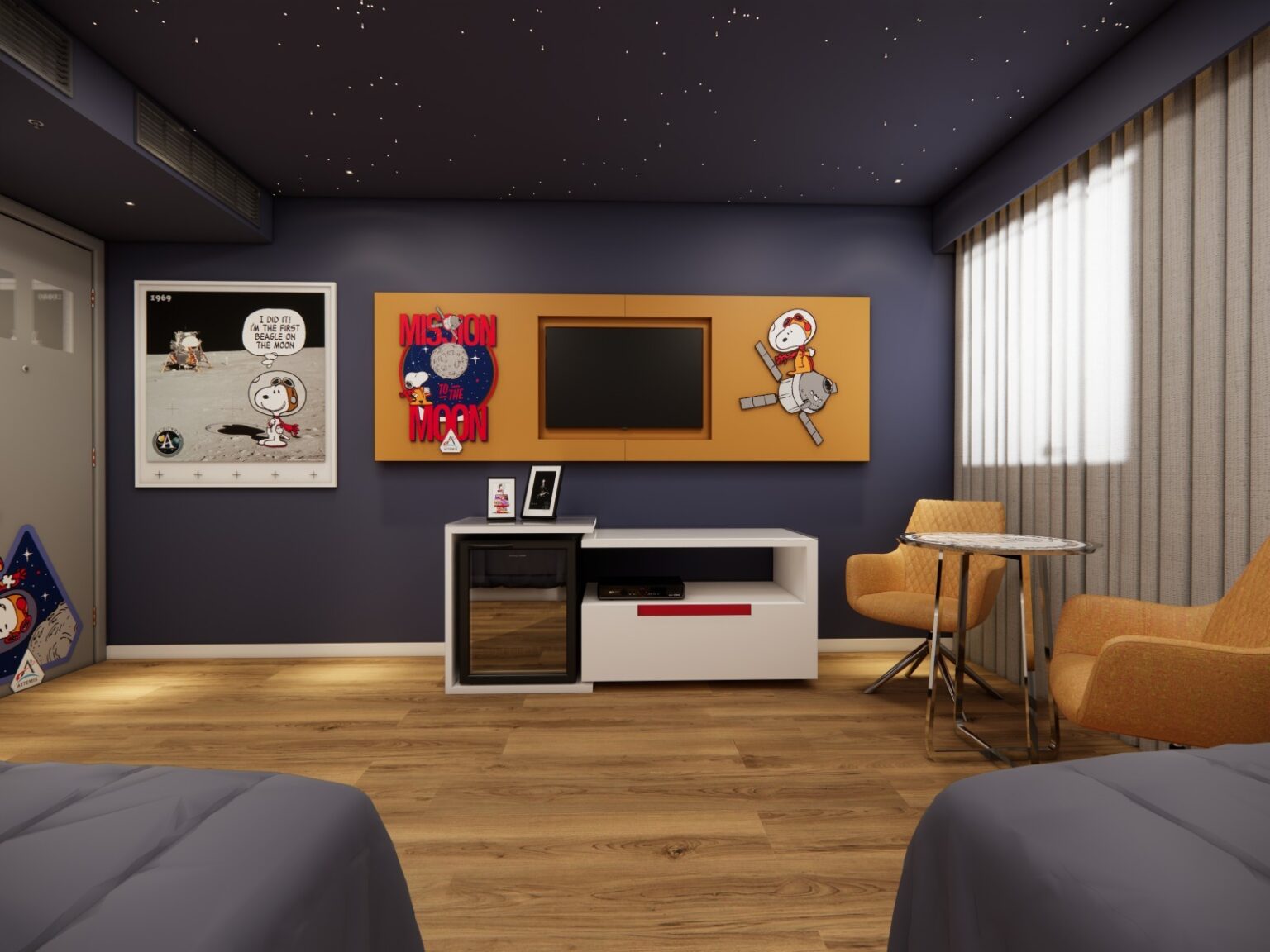 Gigante hoteleira faz parceria com Snoopy no ano do 75º aniversário da marca