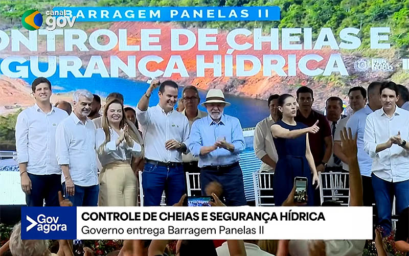 Lula entrega Barragem Panelas II e anuncia retomada das obras de Igarapeba (PE). Assista — Agência Gov