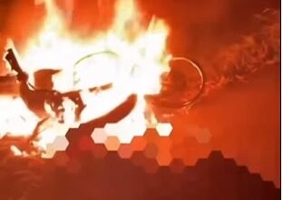 Motociclista morre após acidente com incêndio na BR-101 entre Sapeaçu e Conceição do Almeida