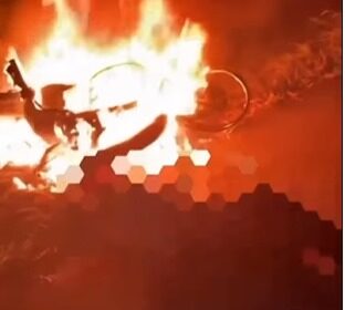 Motociclista morre após acidente com incêndio na BR-101 entre Sapeaçu e Conceição do Almeida