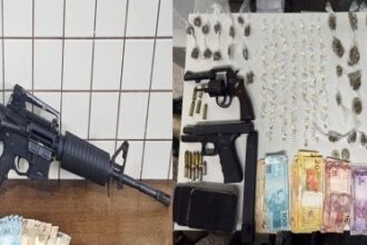 PM apreende fuzil em Vila de Abrantes