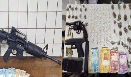 PM apreende fuzil em Vila de Abrantes