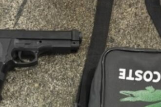 PM apreende simulacro de arma de fogo durante abordagem no centro de Santo Antônio de Jesus