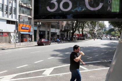 Temperatura em São Paulo chega a 37,2ºC e bate recorde para dezembro
