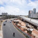 Trânsito na Av. Tancredo Neves será alterado para avanço nas obras de viaduto
