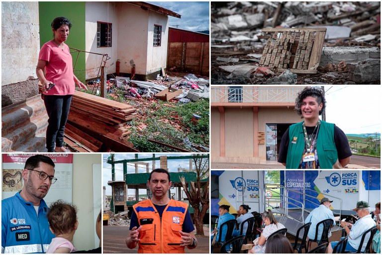 Um mês após tornado, Rio Bonito do Iguaçu se reconstrói com auxílio federal de R$ 50 milhões — Agência Gov