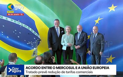 Líderes do Mercosul e da UE assinam acordo e defendem multilateralismo