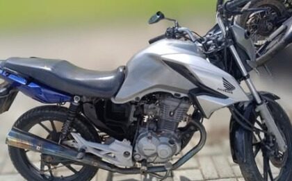 99ª CIPM recupera motocicleta em Ubaíra