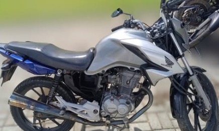 99ª CIPM recupera motocicleta em Ubaíra