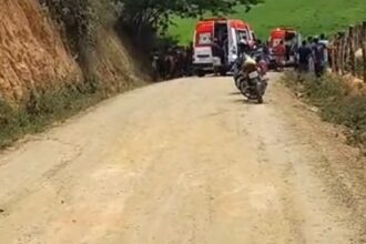 Acidente aconteceu na localidade da Tapera