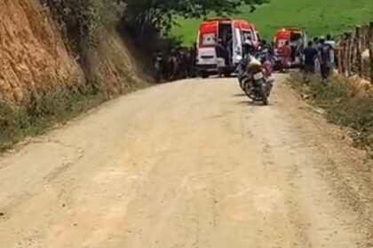 Acidente aconteceu na localidade da Tapera