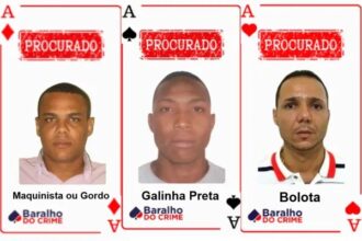 Baralho do Crime atualizado: confira os criminosos mais procurados da Bahia