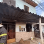 Crianças são internadas na UTI de hospital após inalarem fumaça durante em incêndio em casa na Bahia