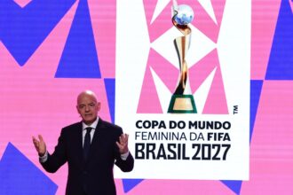 Fifa lança marca da Copa Feminina 2027 em evento no Rio de Janeiro