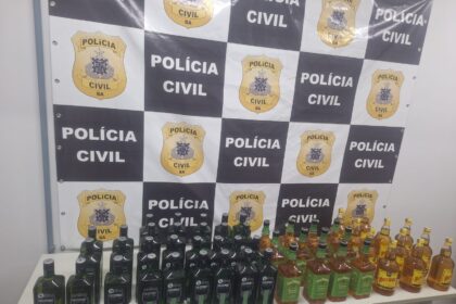 Operação Poison Drink apreende mais de 500 garrafas de bebidas em Cansanção