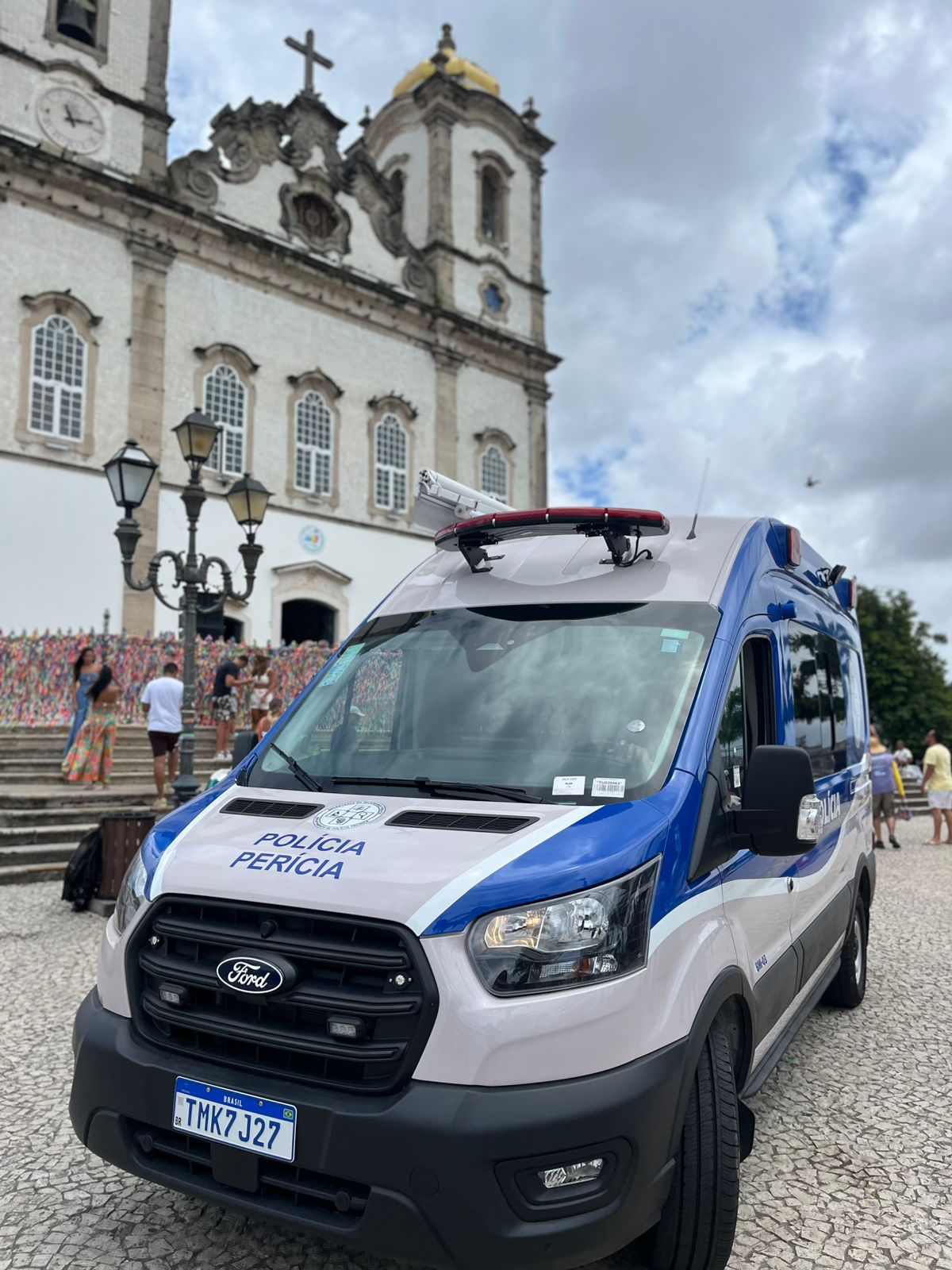 Polícia Técnica instala unidades móveis na Lavagem do Bonfim