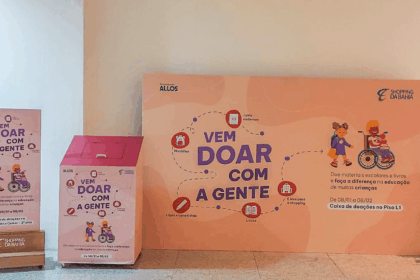Shopping da Bahia arrecada materiais escolares e livros literários para doação na volta às aulas