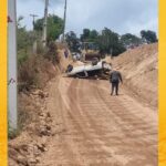 Veículo capota na zona rural de Santo Antônio de Jesus