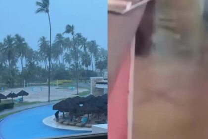 Chuva causa alagamentos e gera prejuízos no comércio de Praia do Forte