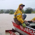 Ciclone extratropical se intensifica em Santa Catarina