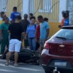 Colisão entre motos deixa dois feridos em Cruz das Almas