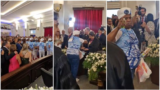 Emocionado, Rotondano toma posse no TJ-BA com som e ritual dos Filhos de Gandhy