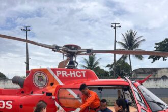 GOA realiza transporte aeromédico da Ilha de Itaparica para Salvador