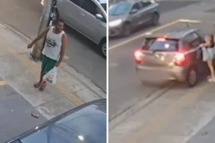 Homem é flagrado assediando jovem no bairro da Graça
