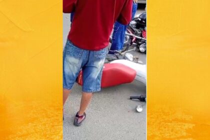 SAJ: Fuga termina em acidente e prisão no Largo do São Benedito