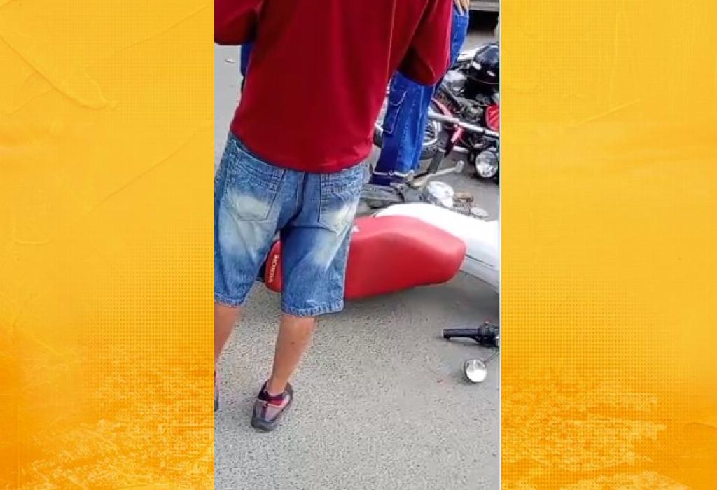 SAJ: Fuga termina em acidente e prisão no Largo do São Benedito