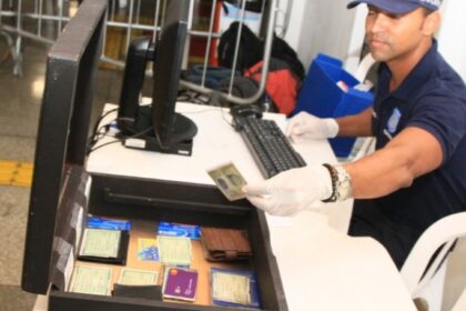 Serviço funciona no Passeio Público durante a festa