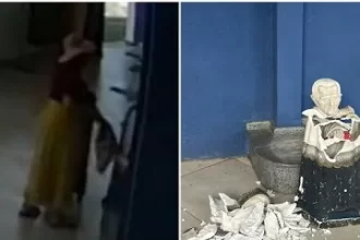 Turista argentina é presa após destruir estátua de Padre Cícero no Ceará