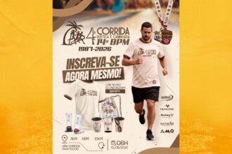 4ª Corrida Rústica e Caminhada do 14º BPM será realizada no dia 31 de maio; inscrições já estão abertas