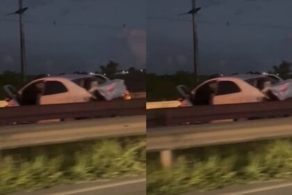 Acidente na Via Parafuso provoca congestionamento em Camaçari