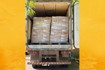 Caminhão com 25 toneladas de salsicha vencida é apreendido na BR-324, em Candeias