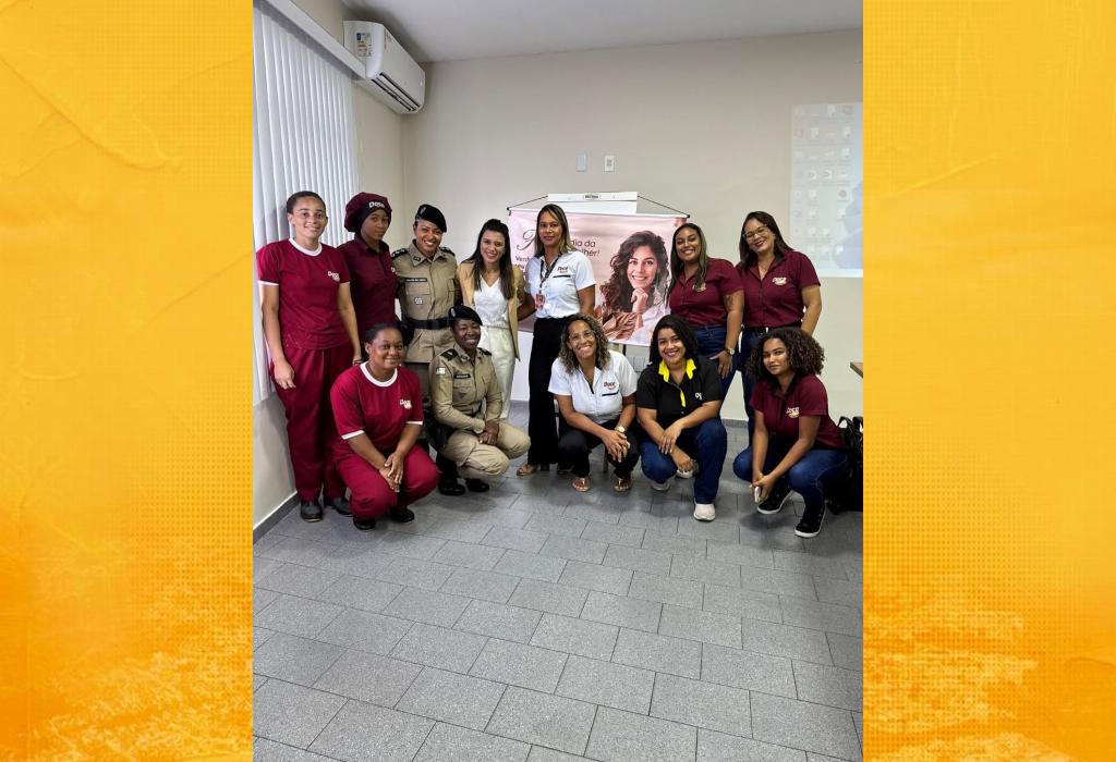 Polícia Militar promove ação educativa sobre direitos das mulheres em empresa de Santo Antônio de Jesus