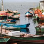 Transporte - barcos e portos - barcos pescadores embarcações pesca artesanal