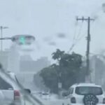 Salvador tem pancadas de chuva ao longo do dia de seu aniversário