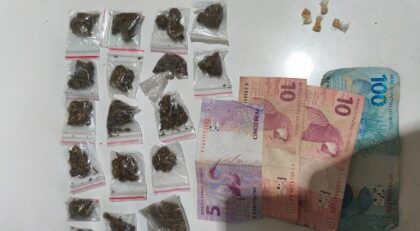 Suspeito é preso por tráfico de drogas durante ação policial em Muritiba